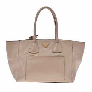 Prada Vitello Phoenix handbag Beige Pink Tan soft calfskin leather bag